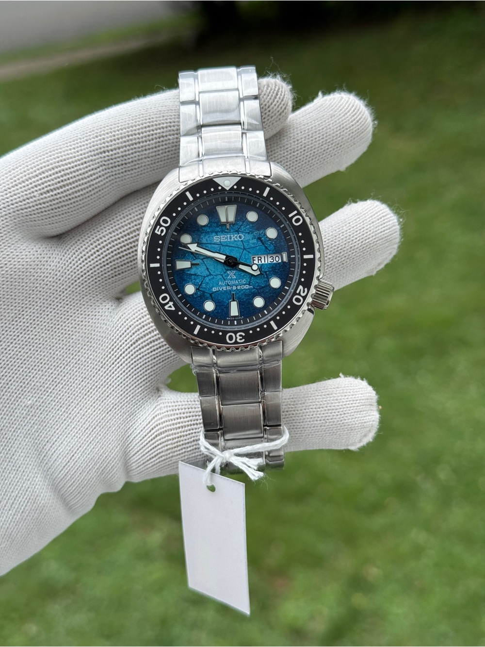 Seiko Prospex Special Edition Blue Dial Automatic Stainless Steel Watch mens